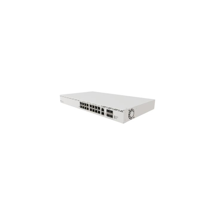 Cloud Router Switch 16 puertos, 8 PoE+ y 8 PoE++, Fuentes redundantes Hot-Swap