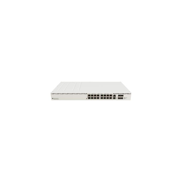 Cloud Router Switch 16 puertos, 8 PoE+ y 8 PoE++, Fuentes redundantes Hot-Swap