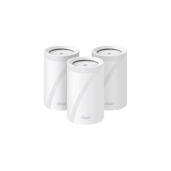 KIT 3 Routers Inalámbrico MESH Interior para Hogar / Triple Banda Wi-Fi 7 BE9300 Mbps / 2 Puerto 2.5 Gigabit WAN/LAN /