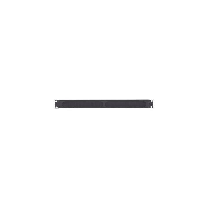 Tapa Ciega para Rack de 19in, Tipo Cepillo de Nylon, para Paso de Cables y Mejor Manejo Térmico, Color Negro, 1UR