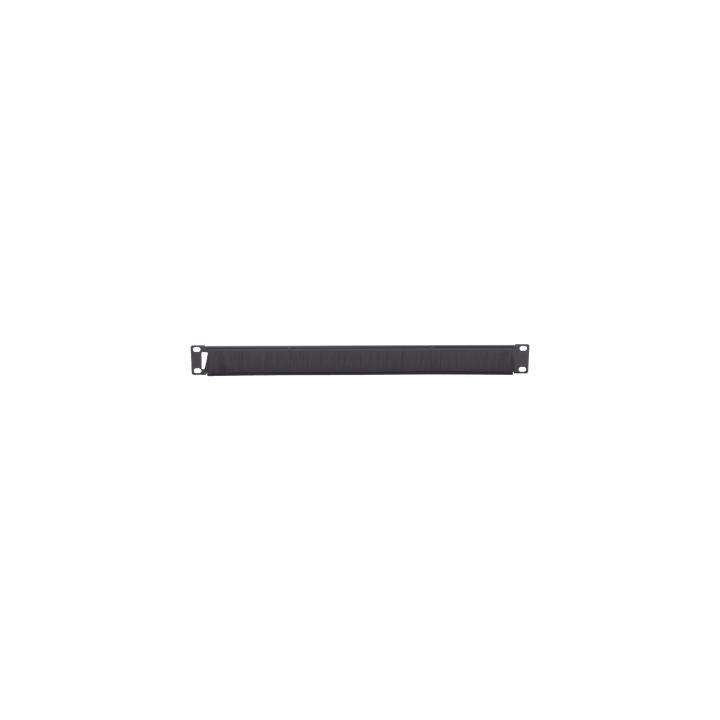Tapa Ciega para Rack de 19in, Tipo Cepillo de Nylon, para Paso de Cables y Mejor Manejo Térmico, Color Negro, 1UR