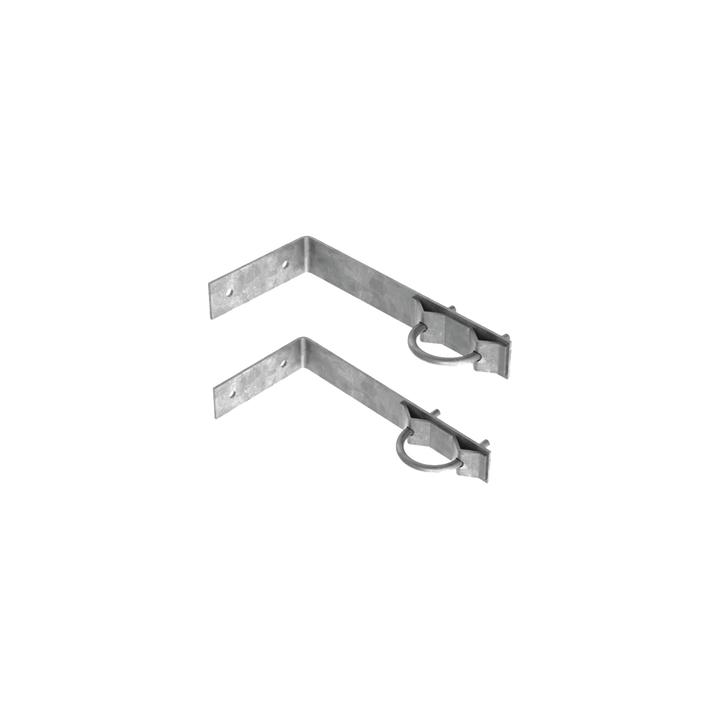 Juego de 2 Herrajes de Pared para Sujeción de Mástil (1-1/4" a 2")