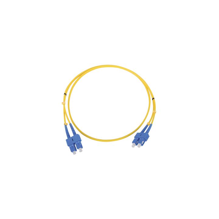 Jumper de Fibra Óptica Monomodo SC/SC Duplex de 5 Metros (16.40 Pies)