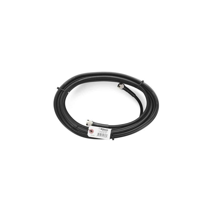 Jumper Coaxial con Cable Wilson-400 | Conector N Macho en los Extremos | 18.28 Metros (60 Pies) de Longitud
