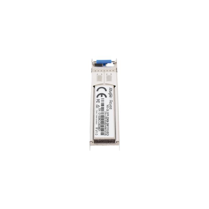 Transceptor Industrial BIDI Monomodo SFP 1G (Lado A), hasta 20 Kilómetros, TX 1310 / RX 1550, soporta Temperaturas de