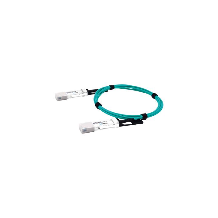 Cable AOC QSFP56 de 200 Gbps a 200 Gbps / Cable de fibra óptica Activo / Longitud: 2 metros