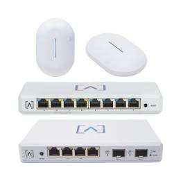 Starter KIT Alta Labs: Incluye 1 Router (Route10) / 1 Switch PoE (S8-POE) / 1 Puntos de Acceso WiFi 6 AP6 / 1 Punto de