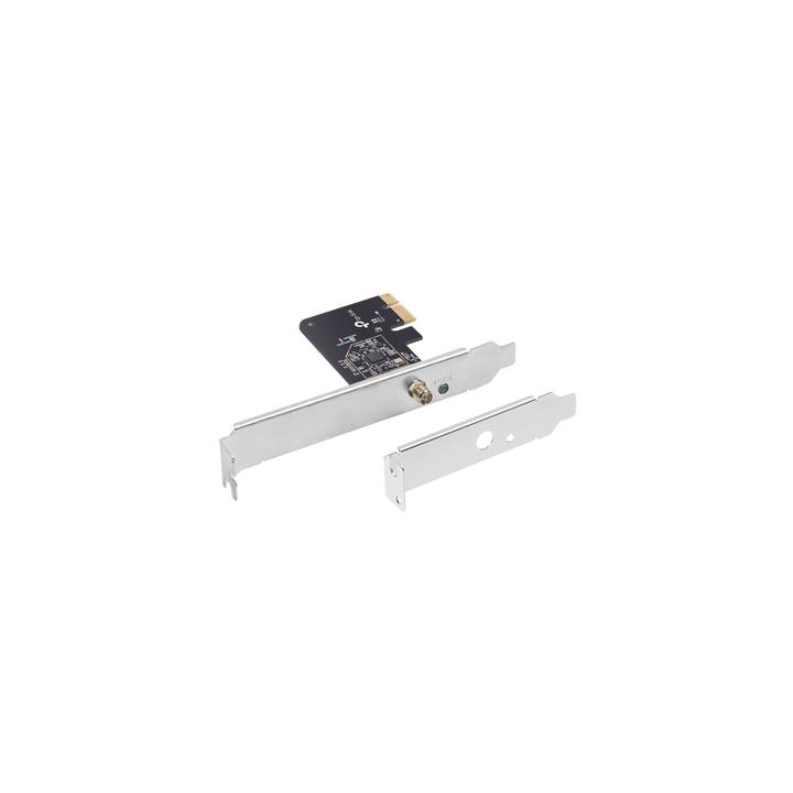 Adaptador  PCI inalámbrico doble banda AC 600 Mbps / Antena de alta ganancia / Tecnología MU-MUMO / Seguridad WPA3 /