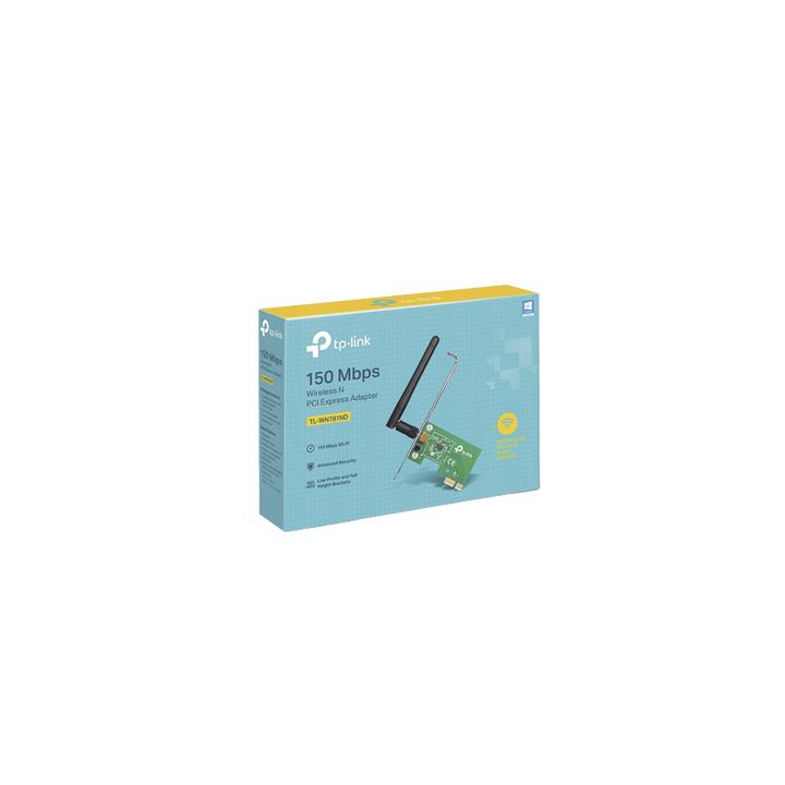 Adaptador Inalámbrico PCI Express / Velocidad inalámbrica de hasta 150 Mbps / Cifrado WPA/WPA2 / Compatible con