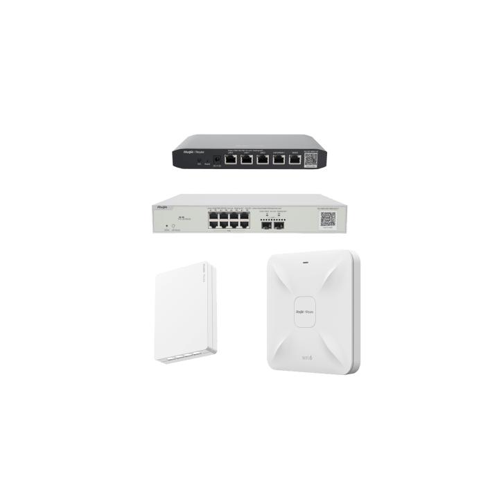 Equipos Ruijie DEMO Ideal para Probar Integraciones de Redes Business y Enterprise con WiFi 6