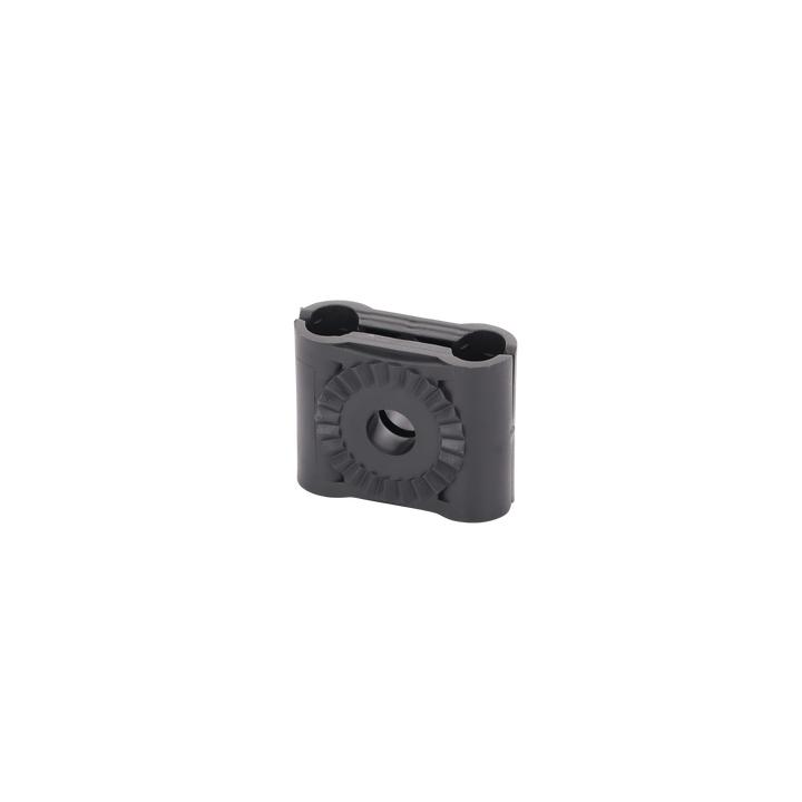 Paquete de 10 Sujetadores Plasticos Para Cable Coaxial de 3/8"