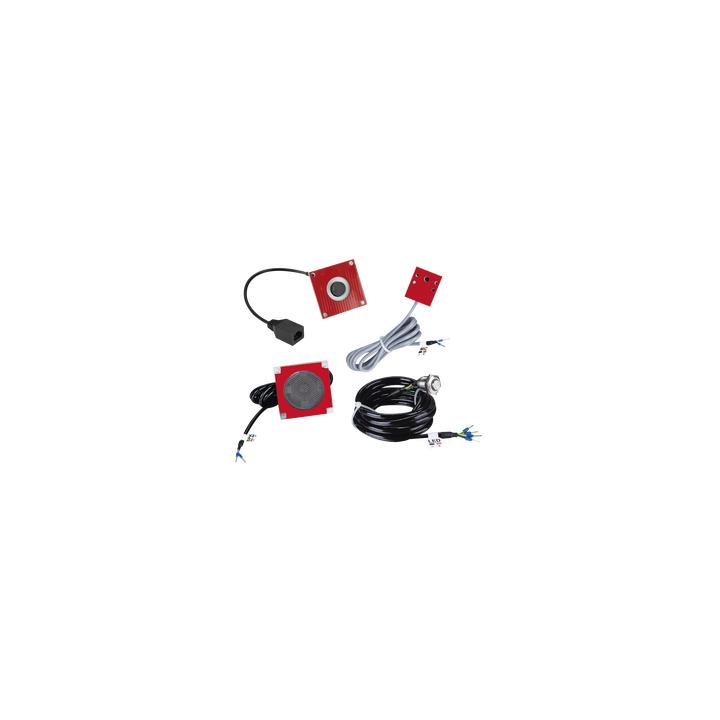 KIT de Accesorios para el modelo PA2F, incluye cámara, micrófono, parlante y botón, múltiples aplicaciones