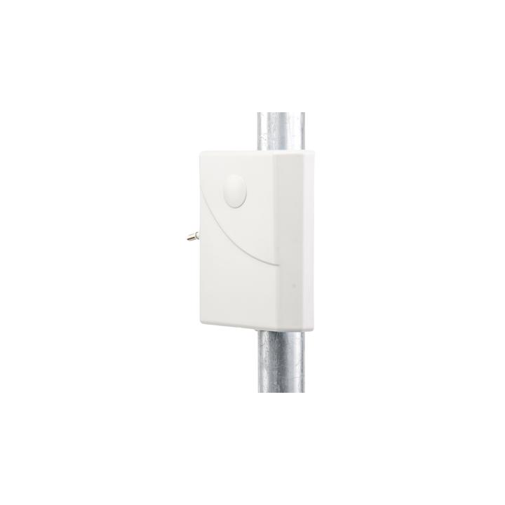 Antena Tipo Panel de Montaje en Pared, Multibanda 700-960 MHZ/ 1710-2170 MHz, 75 Ohm, conector F hembra.