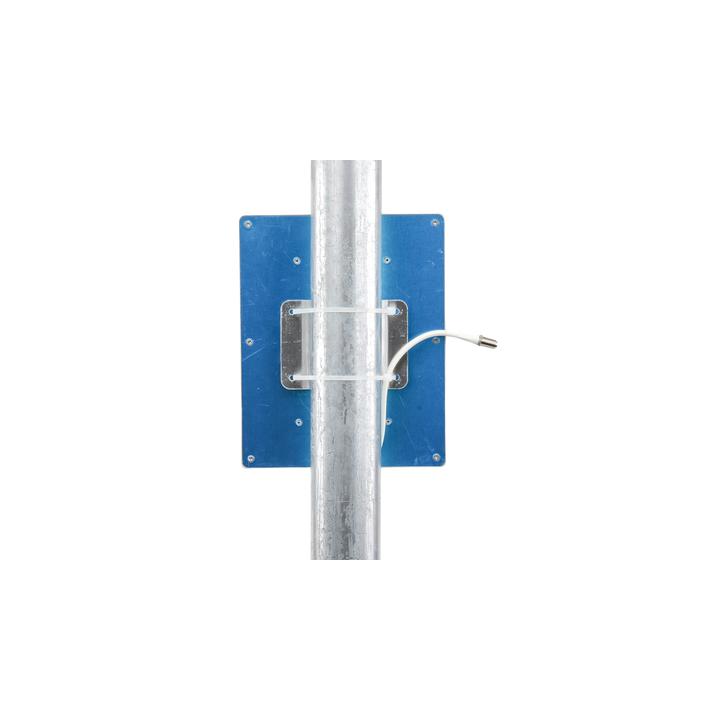 Antena Tipo Panel de Montaje en Pared, Multibanda 700-960 MHZ/ 1710-2170 MHz, 75 Ohm, conector F hembra.