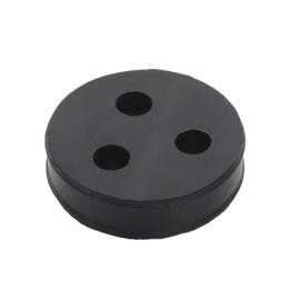 Inserto de Caucho de 4" Con Tres Orificios para Cable de 1/2 in