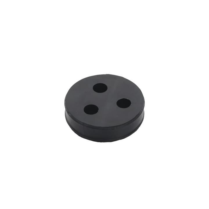 Inserto de Caucho de 4" Con Tres Orificios para Cable de 1/2 in