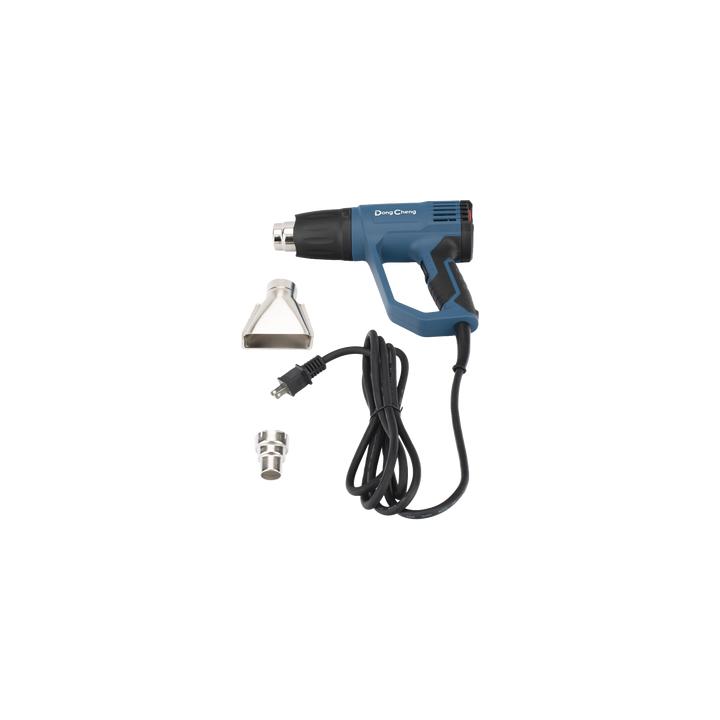 Pistola de Calor de 1600W, con 3 niveles de Temperatura variable, Incluye 2 Boquillas