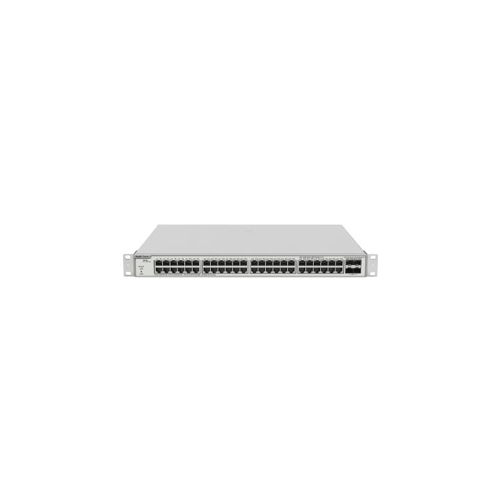 Switch Administrable PoE Capa 2+ Plus, con 48 puertos Gigabit PoE 802.3af/at + 4 SFP+ para fibra 10Gb, gestión