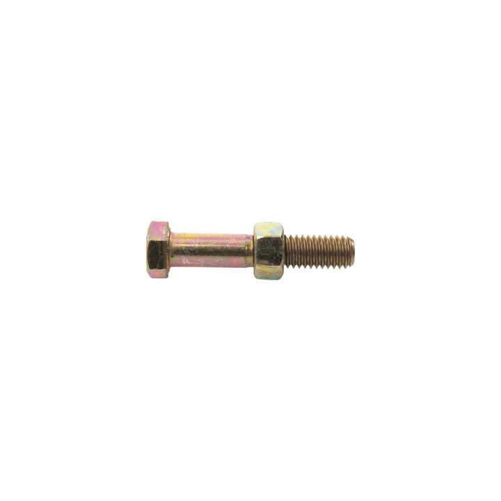 Paquete de 6 Tornillos Grado 5 con Tuercas Tropicalizadas de 3/8" x 2".