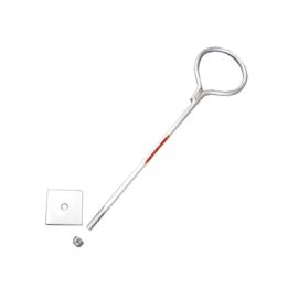 Ancla de Losa o Pared de 75 cm. de 12 cm diámetro de argolla Galvanizada por Inmersión en Caliente.