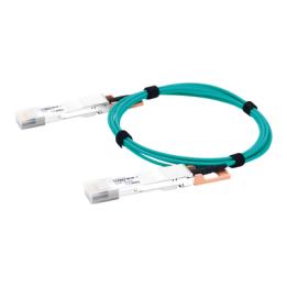 Cable AOC QSFP-DD de 400 Gbps a 400 Gbps / Cable de fibra óptica Activo / Longitud: 2 metros