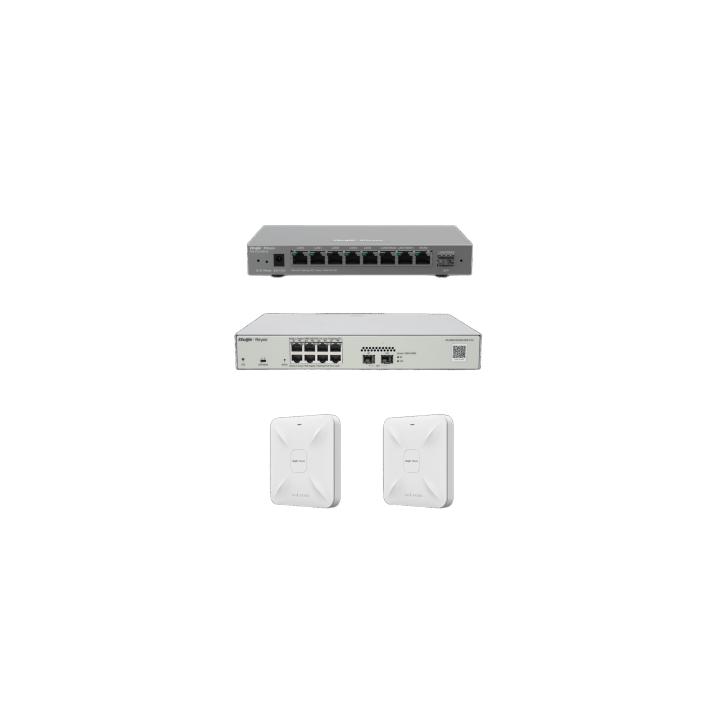 Solución Completa de Red para hasta 200 Clientes y hasta 4 servicios de Internet., Ideal para Iniciar un Proyecto de