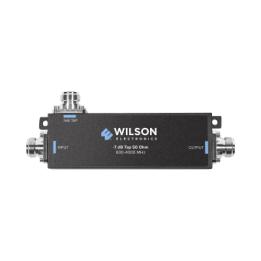 Separador TAP -7 dB con rango de frecuencia de 575 a 6000 MHz. Ideal para separar la antenas a diferentes longitudes de