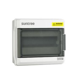 Gabinete Plástico para Exterior IP65 para Riel Din 6 espacios.