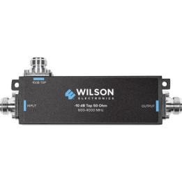 Separador TAP -10 dB con rango de frecuencia de 575 a 6000 MHz. Ideal para separar las antenas a diferentes longitudes