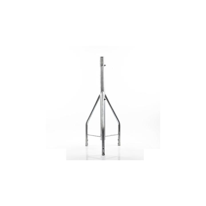Tramo de Remate / Copete, tubo industrial 1 1/4" con tubo central 2 3/8", galvanizado por electrólisis.