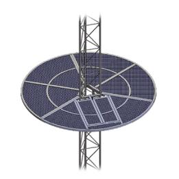 Sistema Anti Escala tipo Sombrilla para Torre STZ30G. Galvanizada por Inmersión en Caliente.