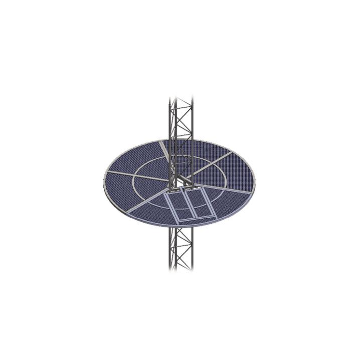 Sistema Anti Escala tipo Sombrilla para Torre STZ30G. Galvanizada por Inmersión en Caliente.
