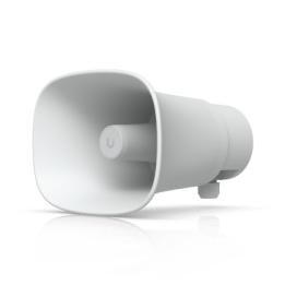 UniFi Protect AI Horn Speaker, Altavoz IP 120 dB, PoE+, Alerta AI Avanzada, Montaje Pared, Esquina y Poste, IP66