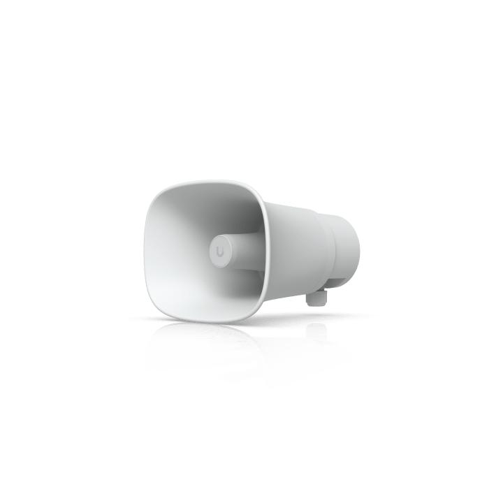 UniFi Protect AI Horn Speaker, Altavoz IP 120 dB, PoE+, Alerta AI Avanzada, Montaje Pared, Esquina y Poste, IP66