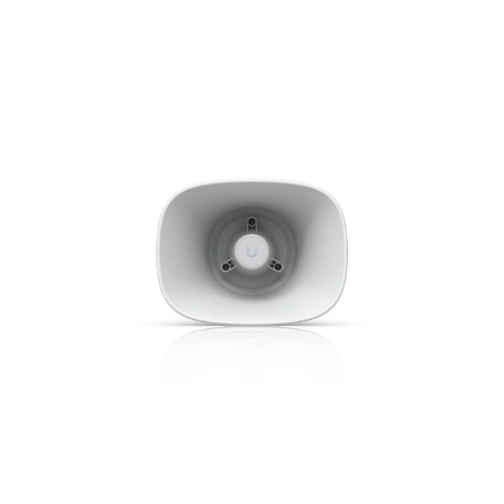 UniFi Protect AI Horn Speaker, Altavoz IP 120 dB, PoE+, Alerta AI Avanzada, Montaje Pared, Esquina y Poste, IP66