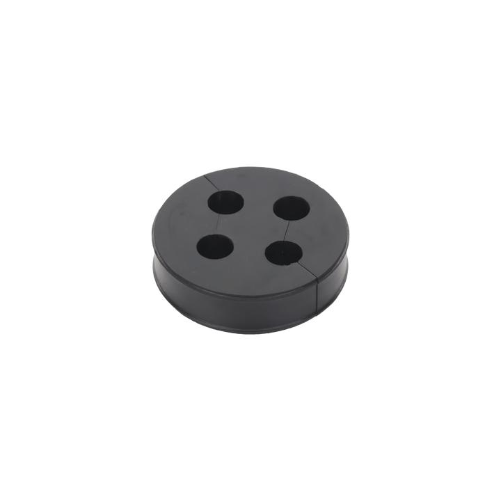 Inserto de Caucho de 4" Con Cuatro Orificios para Cable de 3/8 in