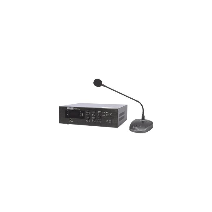 KIT de Amplificador de Audio de 240W Modelo SFB240 | más Micrófono de Escritorio Modelo SF621A