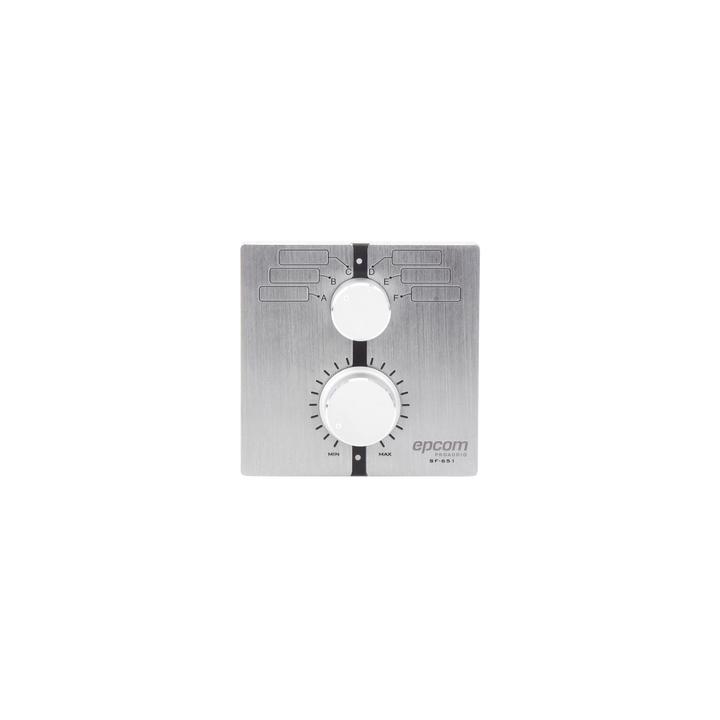 Control de  Volumen Remoto con Selector de Canales | Compatible con Amplificador SF2240UC - SF4240UC