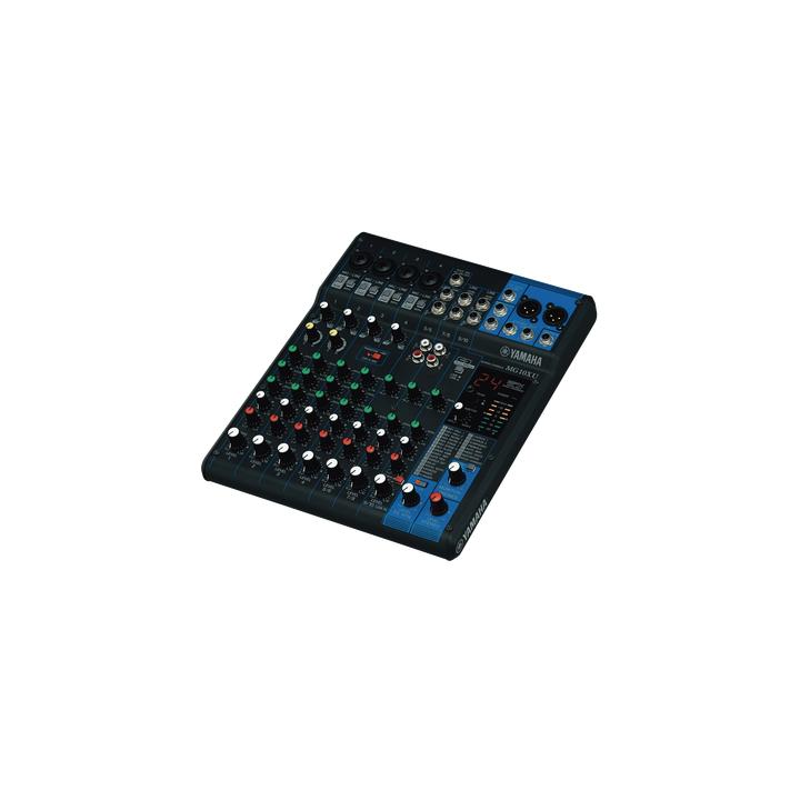 Mezcladora de Audio | 10 Canales | Perillas | 4 Entradas de Micrófono/Línea | 3 entradas Estéreo | Efectos | USB