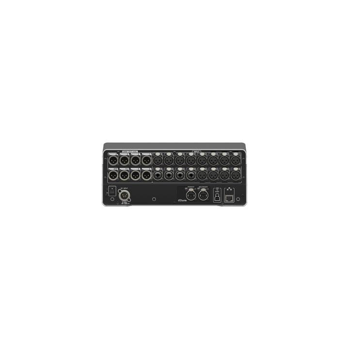 Mezcladora digital  para grabación o en vivo 16 x 8 pantalla tactil 9" con puertos Dante incorporado