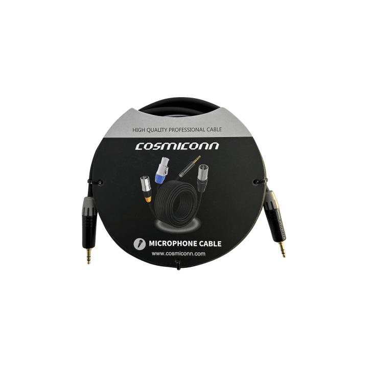 Cable 3.5mm a 3.5mm, conectores color negro MTP3C-BG, length 2m