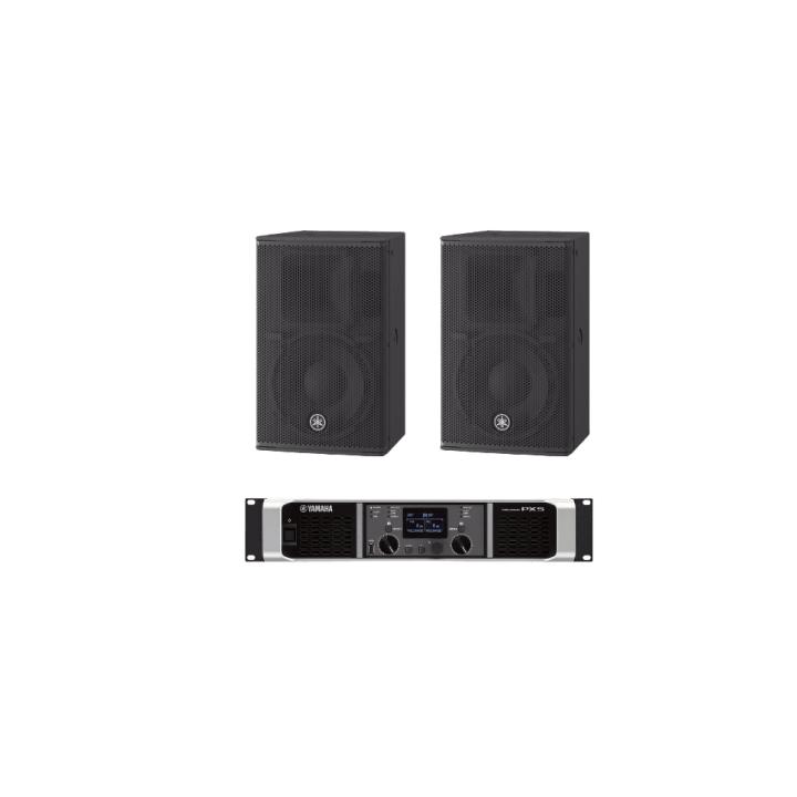 Kit Refuerzo Sonoro | Incluye 2 Bocinas CHR10 y 1 Amplificador PX5 | Ideal para Aplicaciones de Música en Primer Plano