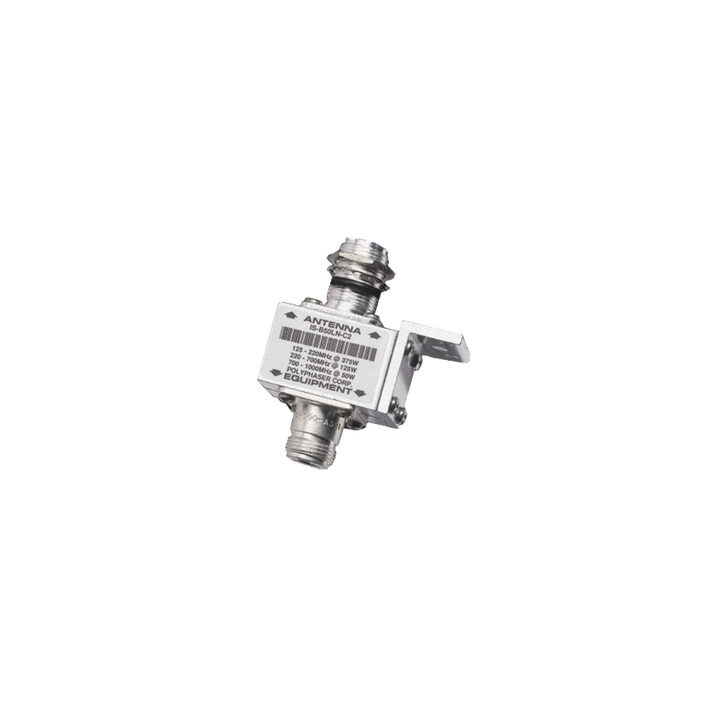 Protector Coaxial RF / 125-1000 MHz / 50 Ω / Conectores N Hembra / Bloqueo DC / 40 kA