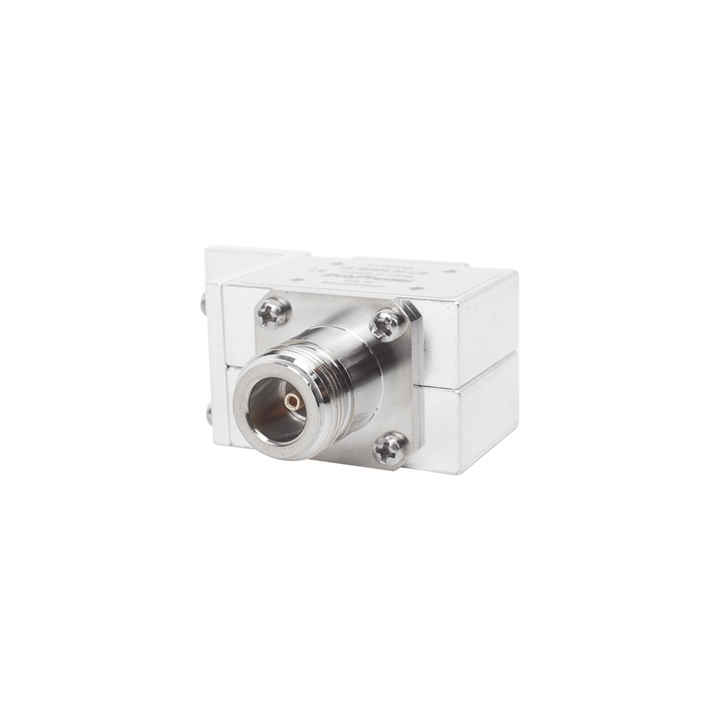 Protector Coaxial RF / 125-1000 MHz / 50 Ω / Conectores N Hembra / Bloqueo DC / 40 kA