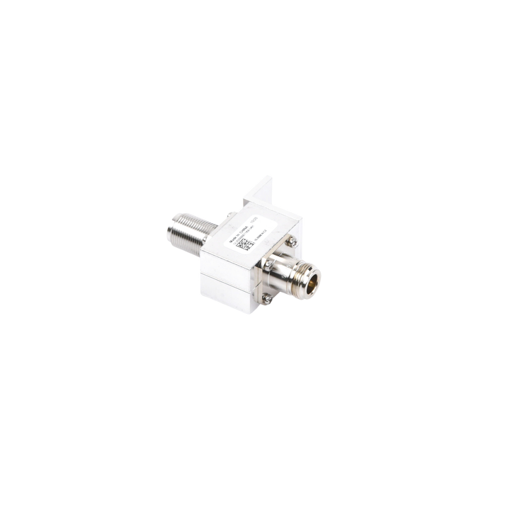 Protector Coaxial RF / 125-1000 MHz / 50 Ω / Conectores N Hembra / Bloqueo DC / 40 kA