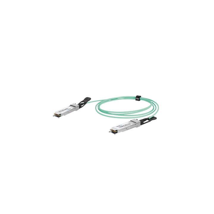 Cable AOC QSFP28 de 100 Gbps a 100 Gbps / Cable de fibra óptica Activo / Longitud: 2 metros