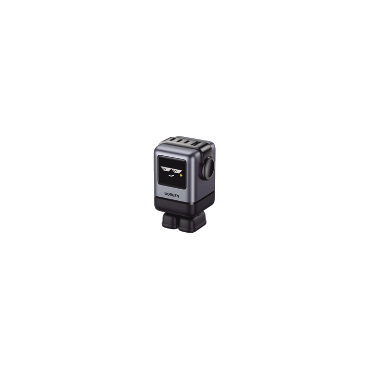 Cargador RobotGaN de 100W Serie UNO | 4 Puertos de Carga Rápida | 3 USB-C | 1 USB-A | PD 3.0 | QC 4.0 | Carga