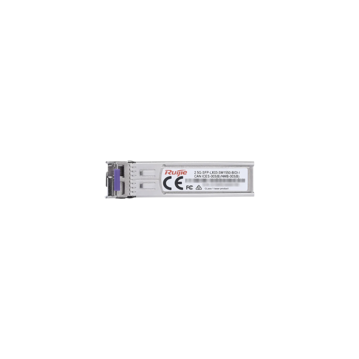Transceptor Lado (B) un Hilo BiDi  SFP 2.5Gb LC Monomodo Tx 1550nm / Rx 1310nm, hasta 3km
