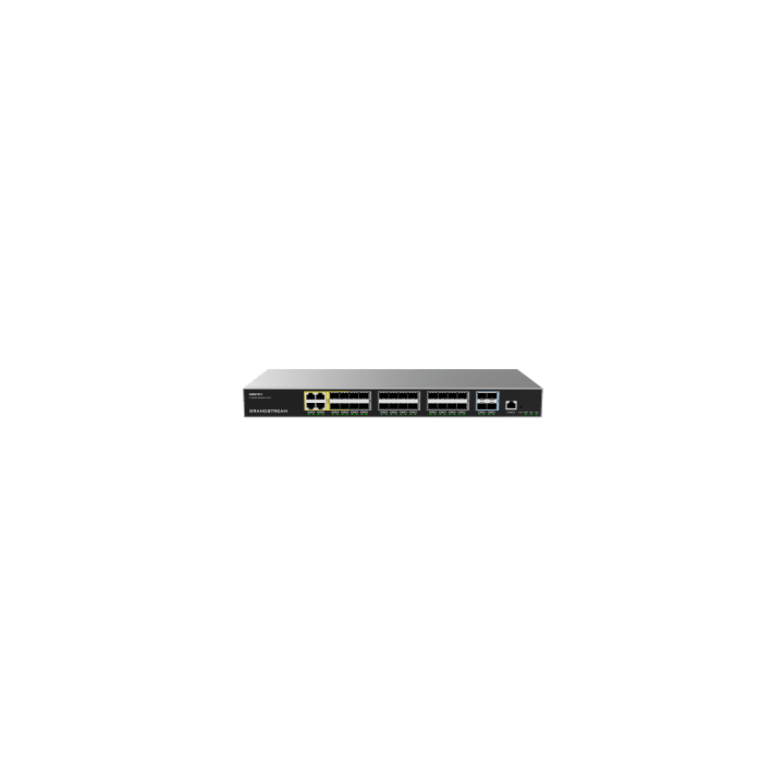 Switch de Agregación Capa 3 / 4 Puertos Gigabit Ethernet / 24 Puertos Gigabit SFP / 4 Puertos 10Gigabit SFP+ / QoS
