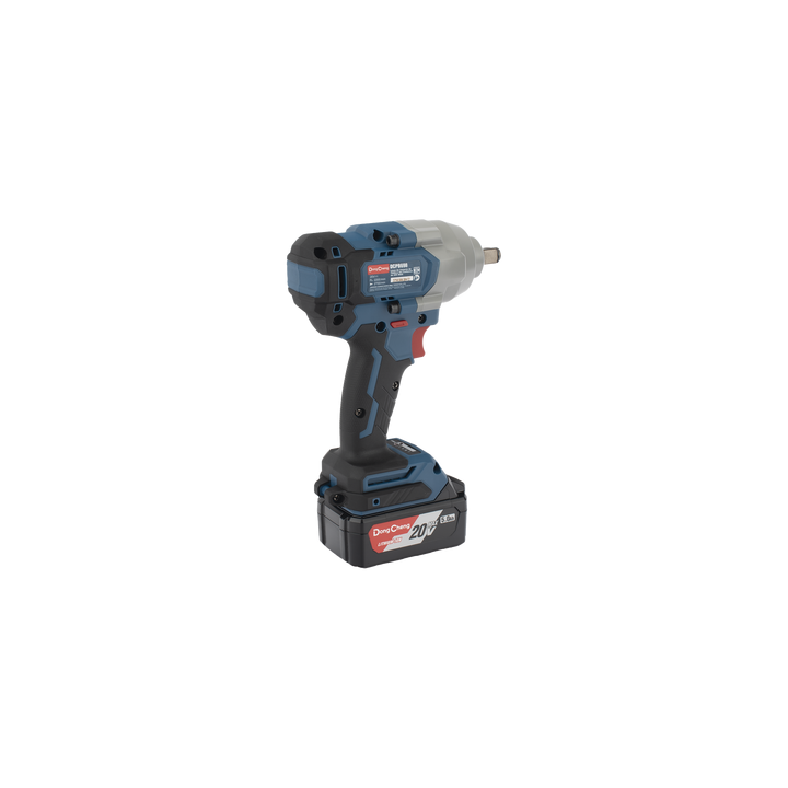 Llave de Impacto Inalámbrica de 20 V, incluye 2 Baterías de 5.0 AH, Cargador y Estuche plástico.